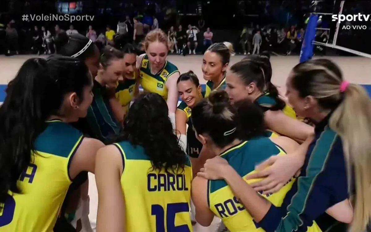 Brasil quebra recorde na Liga Nacional de Vôlei Feminino ao vencer