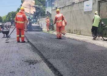 trabalhos de recapeamento, melhorias de acesso