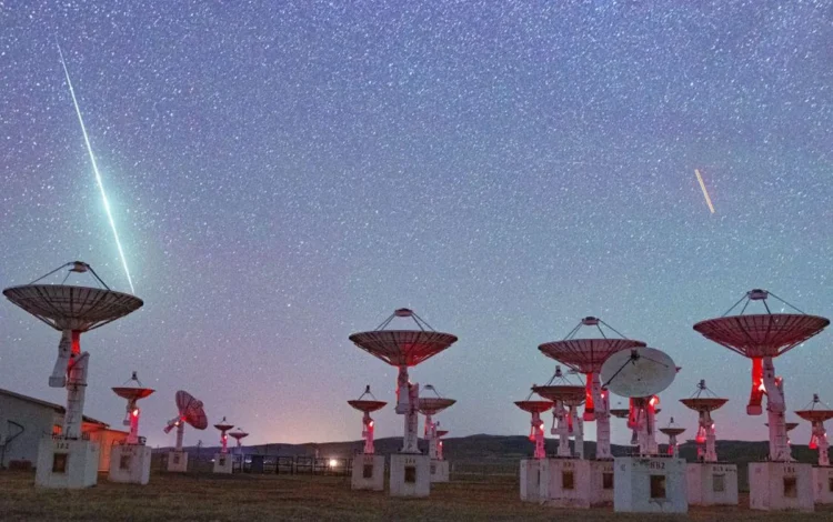 chuva de estrelas cadentes, fenômeno astronômico