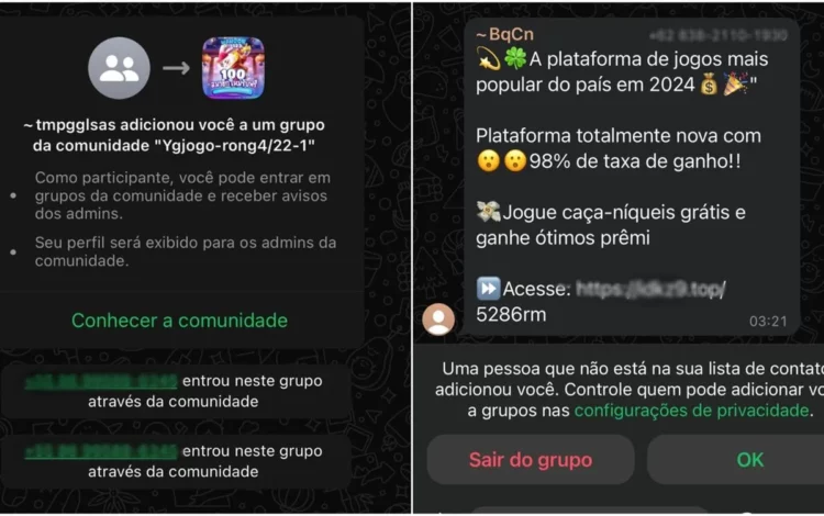 impedir, bloqueio, jogo, promover, adicionar-se, informar, denunciar;