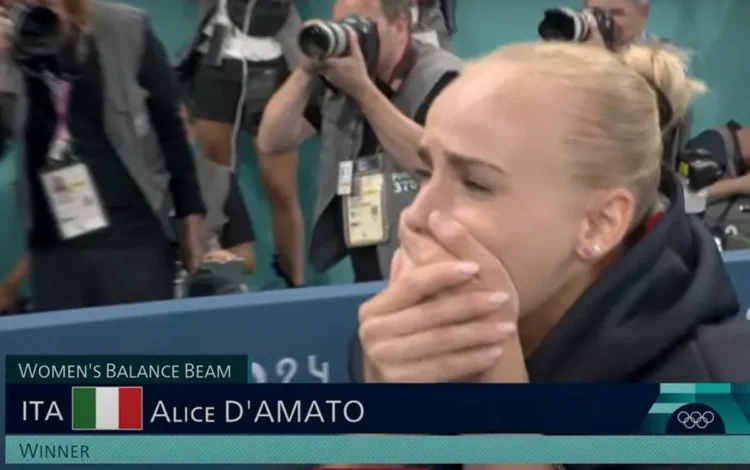 dama, olímpica, campeã, olímpica ginástica;