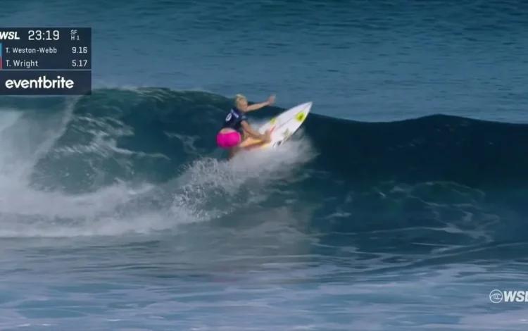 Tati, brasileira, representante, feminina do, Brasil, surfista.